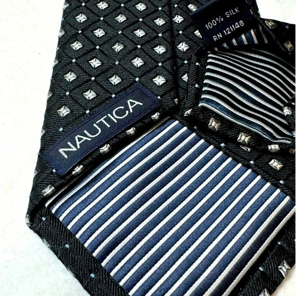 [3 for $15] Nautical Tie 100% Silk - Picture 4 of 4